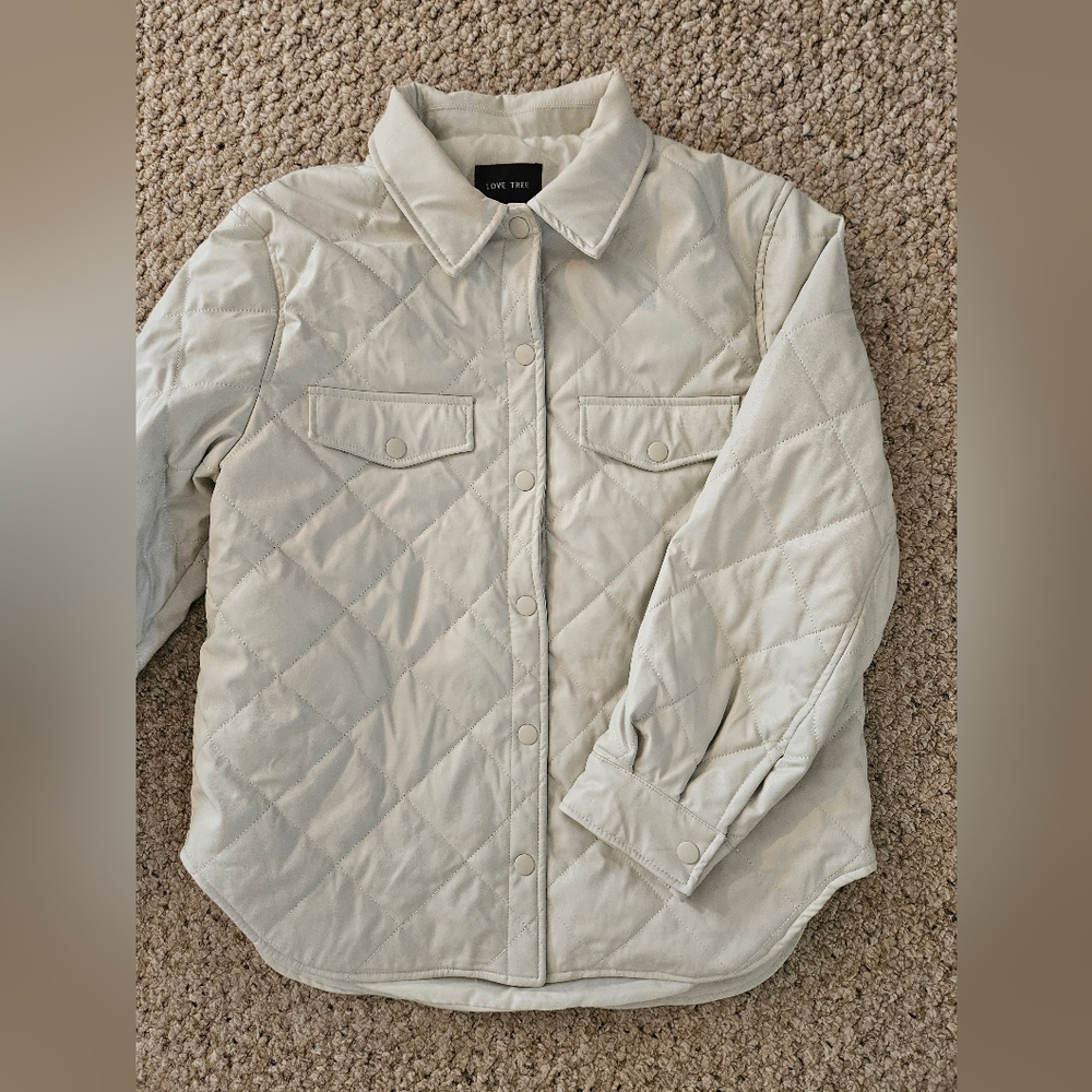 Cream barn jacket women's